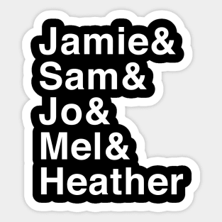 The Flame Names Sticker